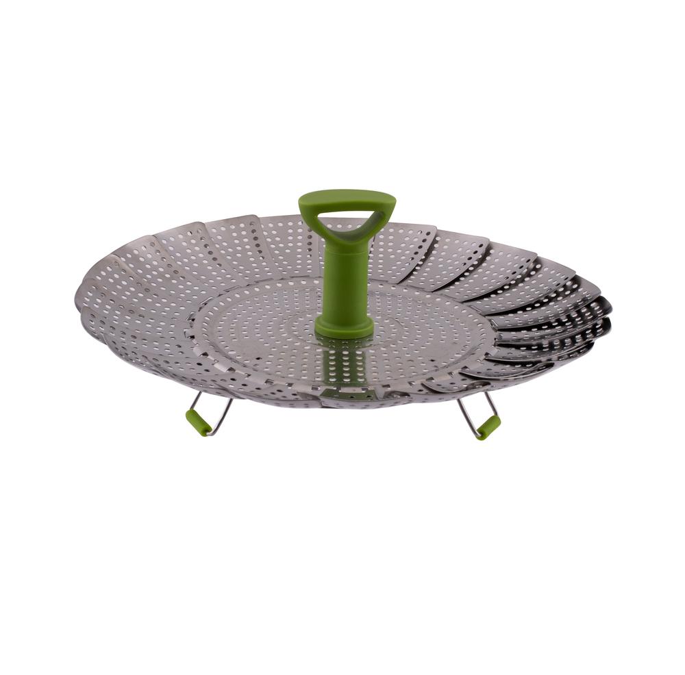 Food Steamer with Nylon Handle & Silicone Feet, 9313803123151