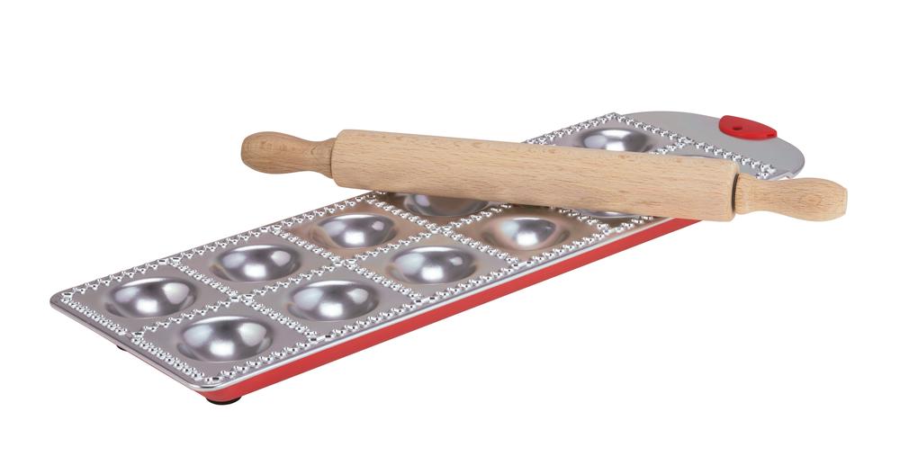 Ravioli Making Tray Set With Rolling Pin, 9313803123663