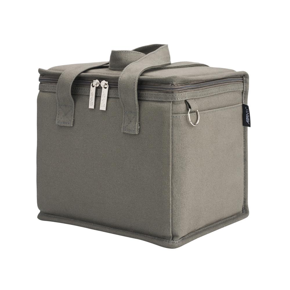 Avanti Canvas Lunch Bag (Charcoal) - 25x17x19cm, 9313803125155