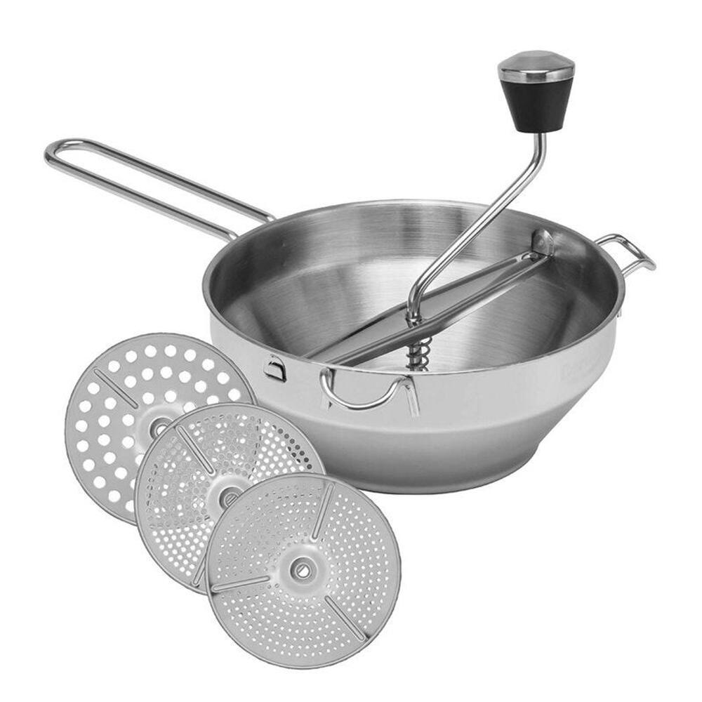 Food Mill With 3 Discs, 9313803125346