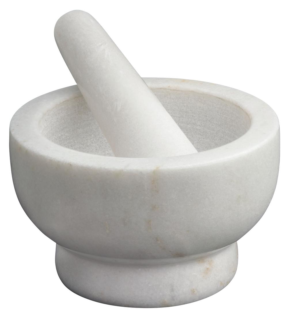 Avanti Marble Footed Mortar and Pestle (White) Buy online at The Nile