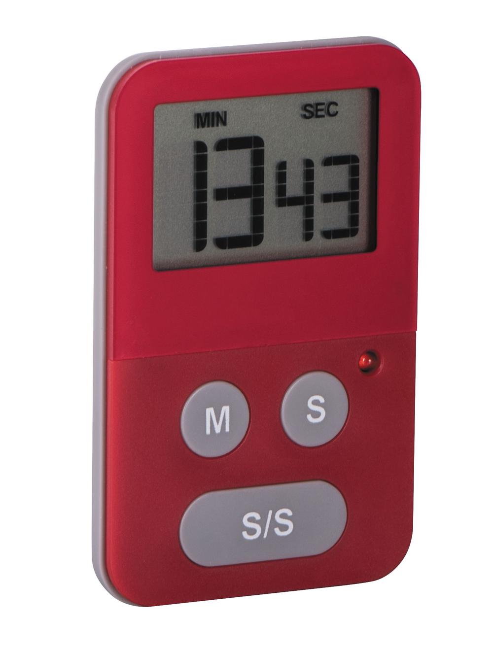 Avanti Digital Kitchen Timer With Light Red, 9313803129443