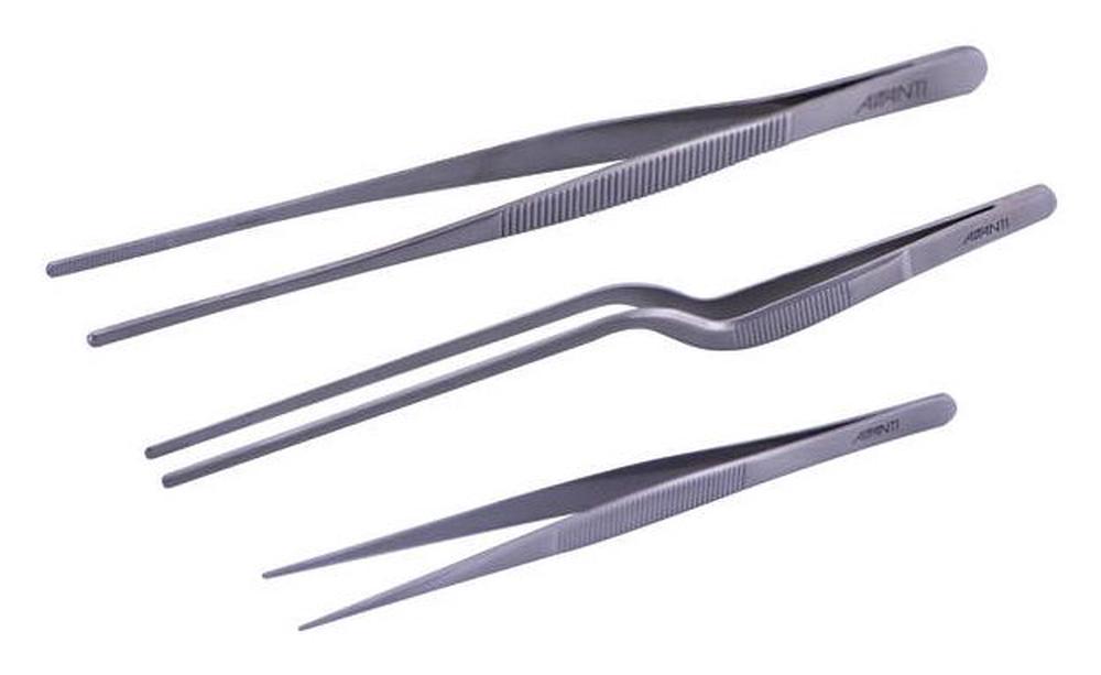 Avanti Stainless Steel Plating Tongs Set of 3 | Buy online at Well Cooked