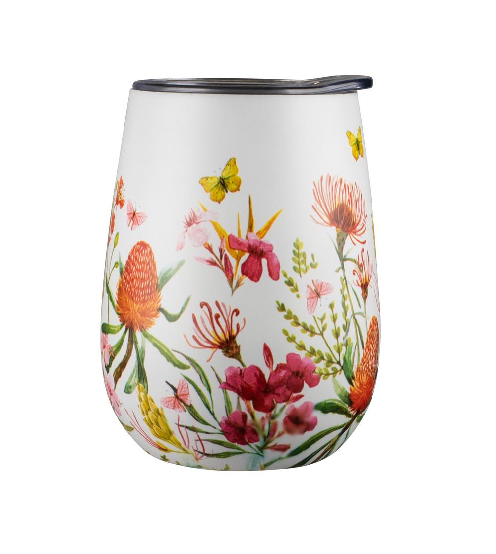 Avanti Double Wall Insulated Wine Tumbler (Natives White) 300mL Buy