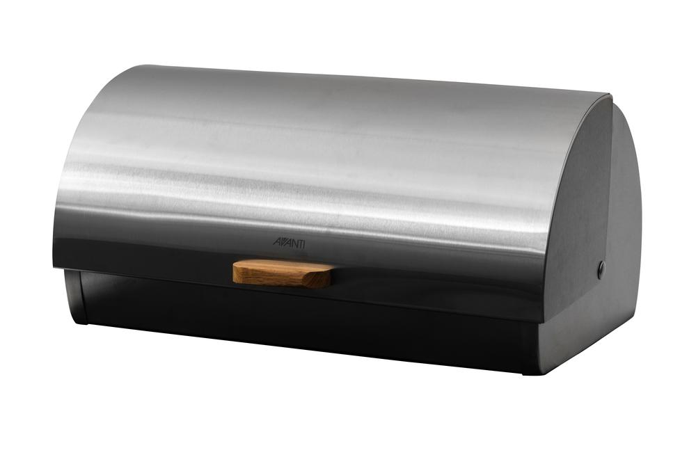 Roll Top Stainless Steel Bread Bin (Silver), 9313803133266