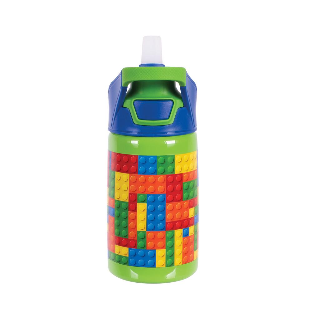 Avanti YumYum Kids AutoSpout Insulated Bottle (Building Blocks) - 375mL, 9313803134218