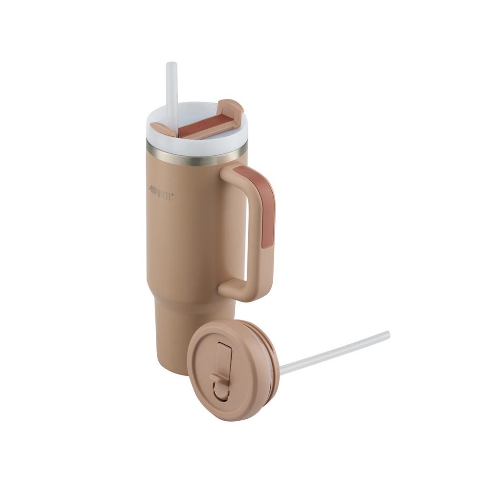 Avanti Hydroquench Insulated Tumbler with Two Lids (Mocha) - 1L, 9313803140998