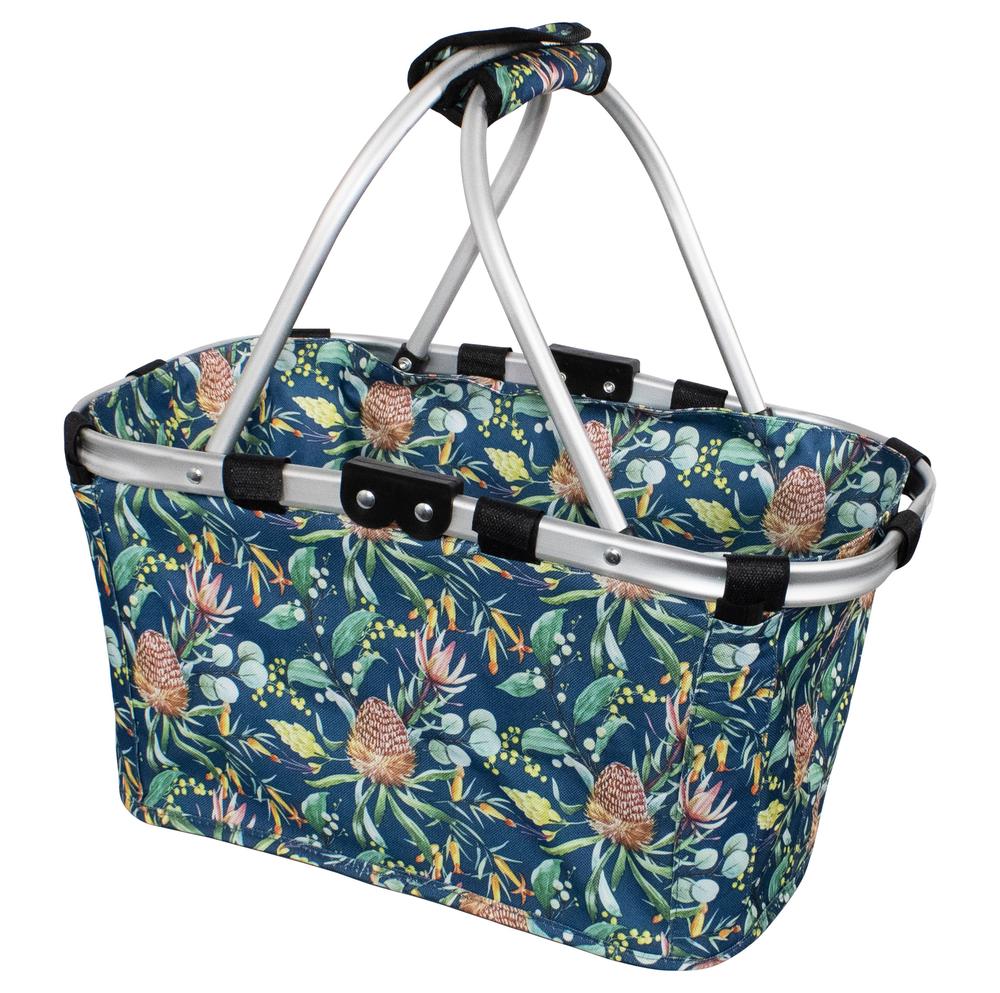 Two Handle Foldable Carry Basket (Natives), 9313803141629