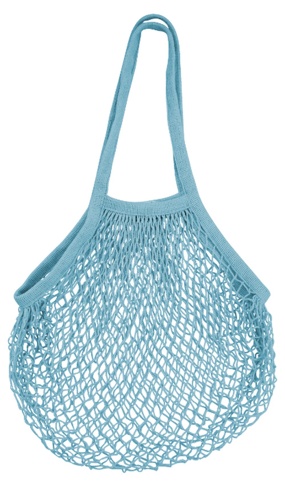 Long Handle String Market Bag (Blue), 9313803142435