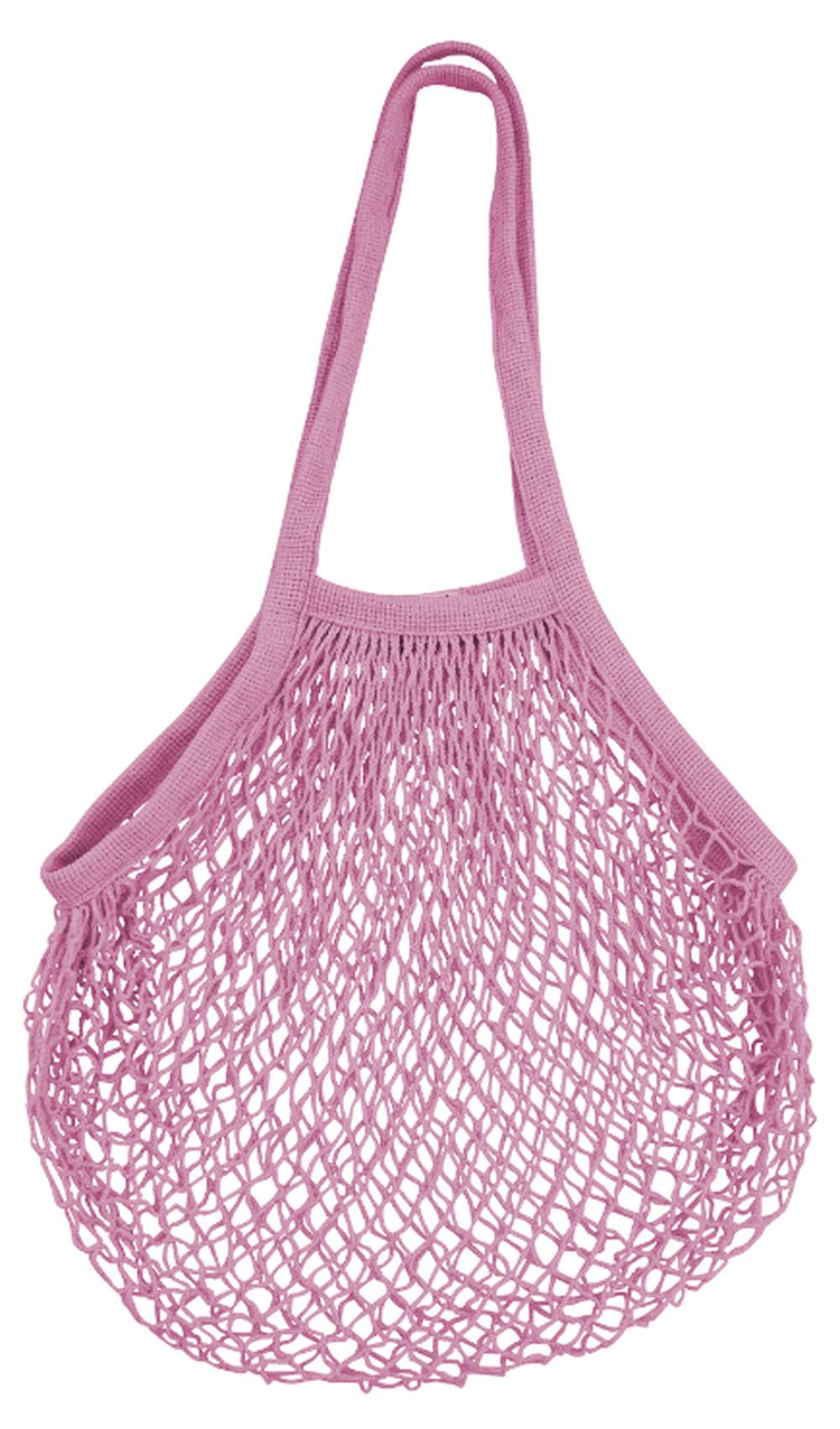 Long Handle String Market Bag (Pink ), 9313803142459