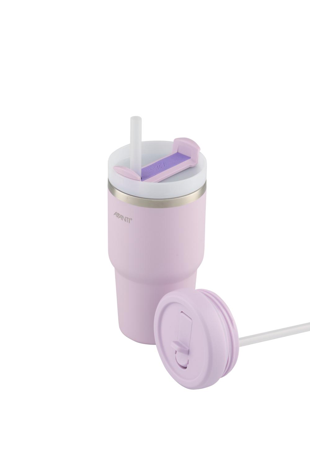 Avanti HydroQuench Insulated Smoothie Tumbler With Two Lids (Lilac) - 550mL, 9313803143722