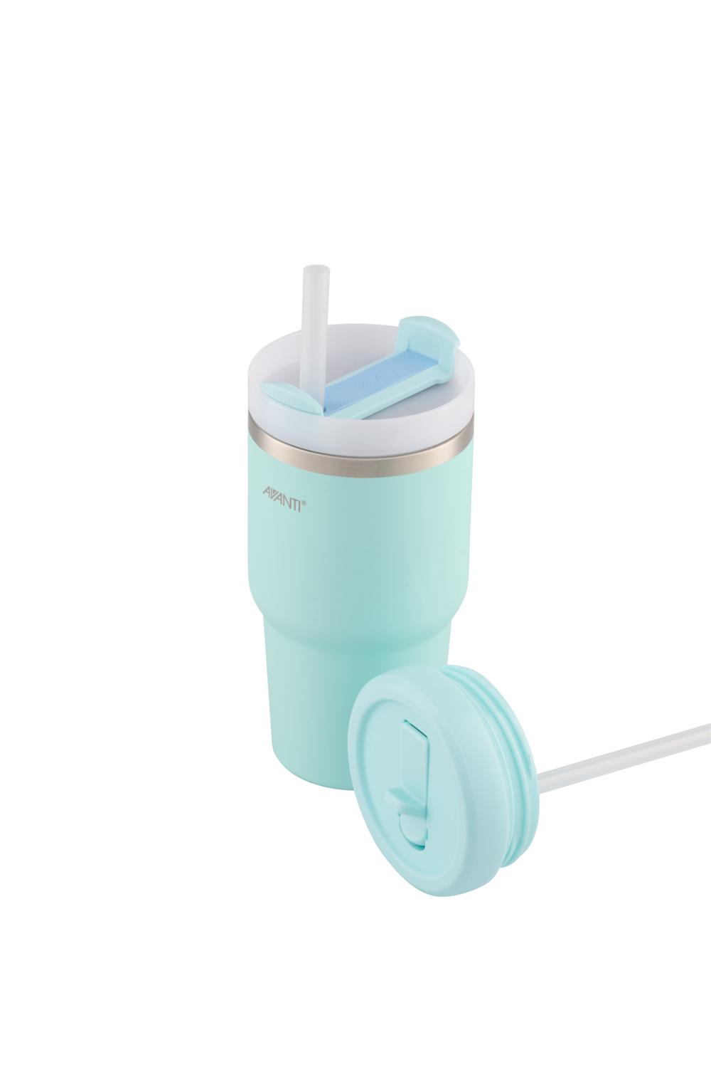 Avanti HydroQuench Insulated Smoothie Tumbler With Two Lids (Sea Breeze) - 550mL, 9313803143746