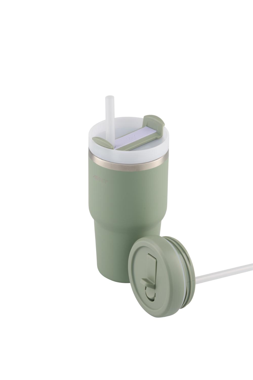 Avanti HydroQuench Insulated Smoothie Tumbler With Two Lids (Agave) - 550mL, 9313803143760