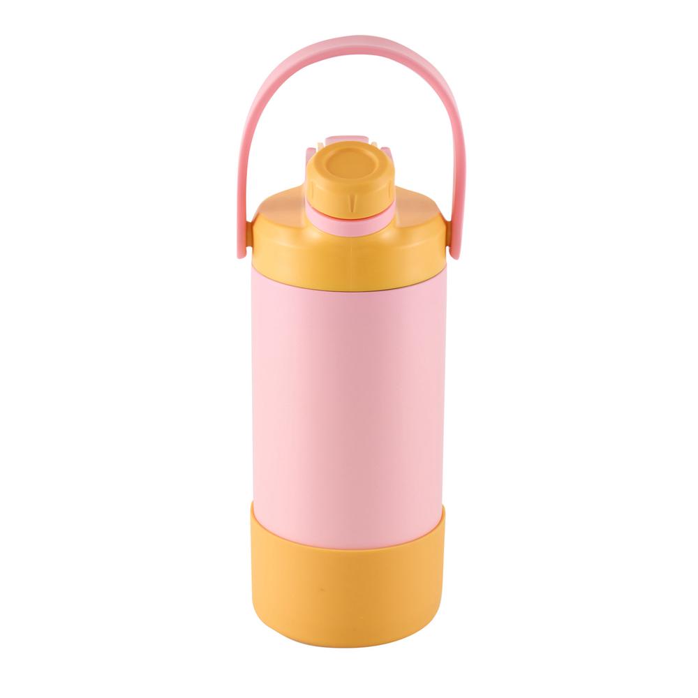 Avanti YumYum 2-Way Drinking Insulated Water Bottle (Pink/Yellow) - 400mL, 9313803145238