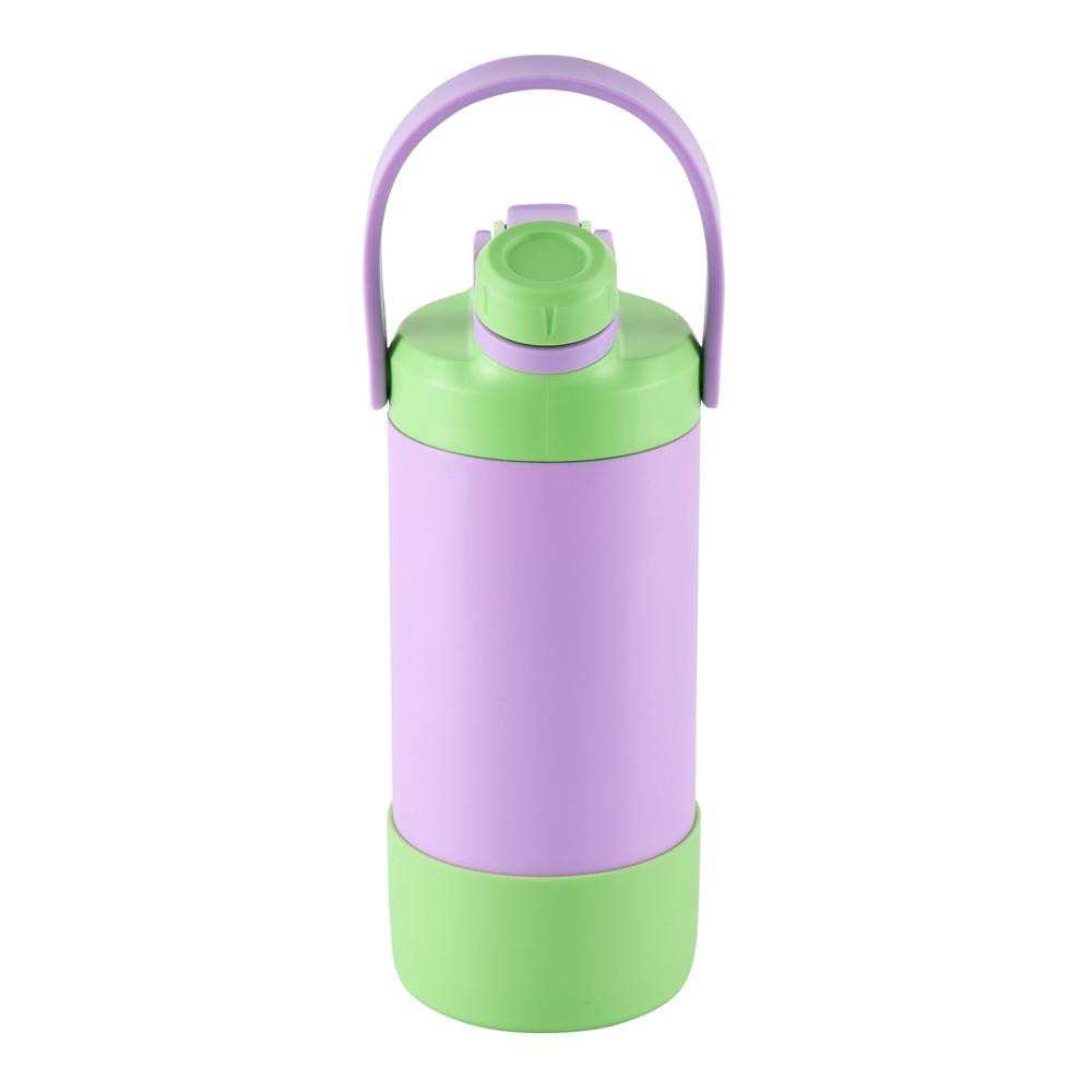 Avanti YumYum 2-Way Drinking Insulated Water Bottle (Purple/Green) - 400mL, 9313803145252