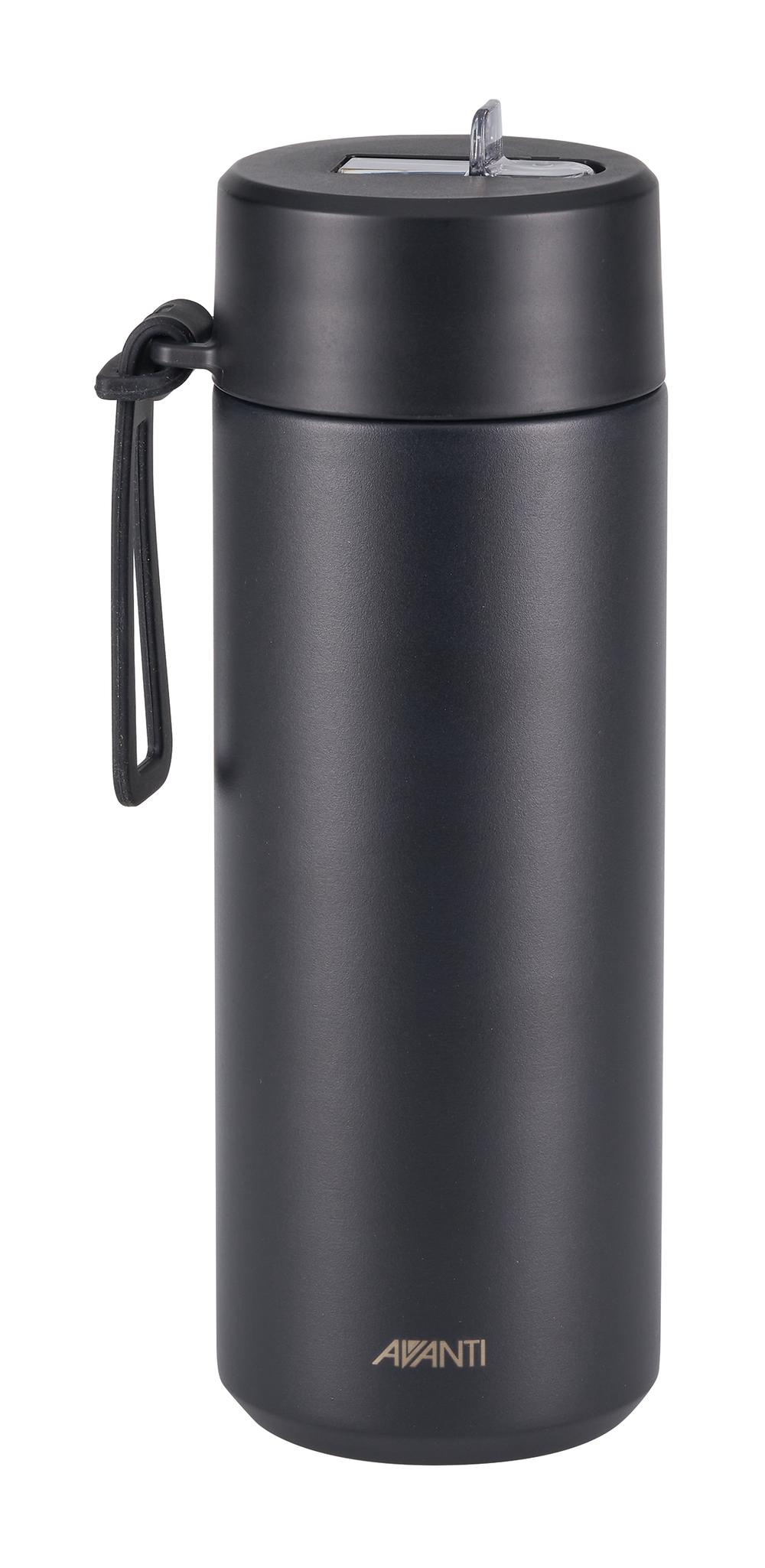 Avanti Hydroultra Vacuum Water Bottle with Strap (Black) - 750mL, 9313803146013