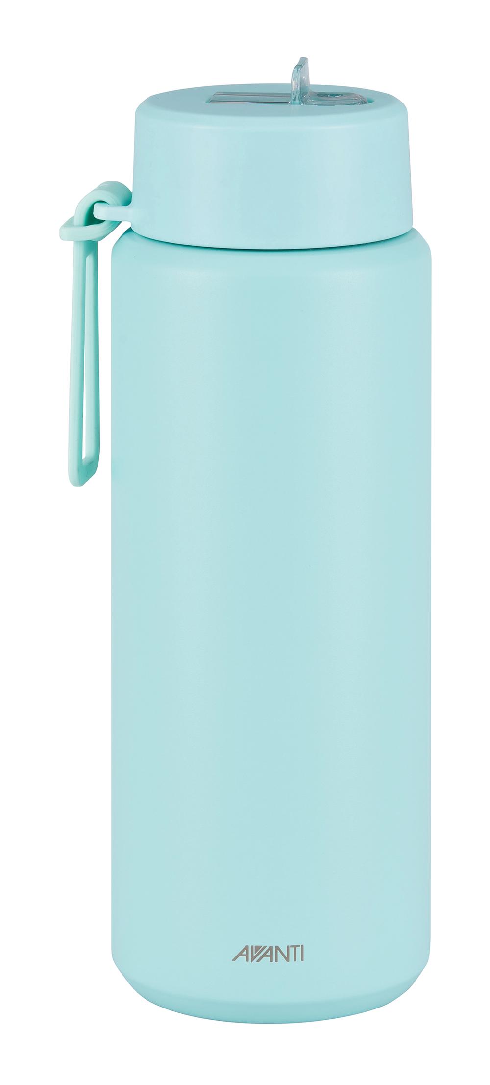 Avanti Hydroultra Vacuum Water Bottle with Strap (Sea Breeze Blue) - 1L, 9313803146129