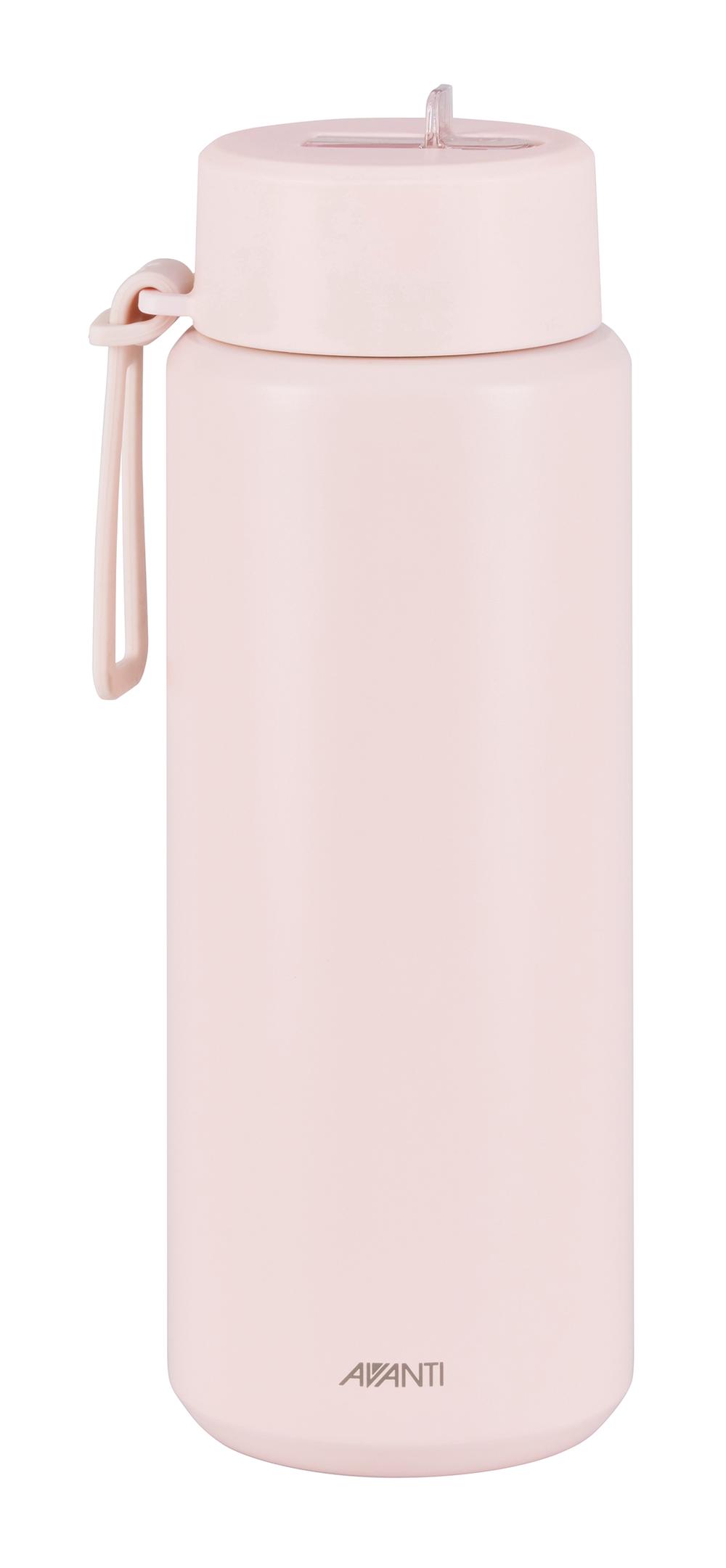 Avanti Hydroultra Vacuum Water Bottle with Strap (Blush Pink) - 1L, 9313803146150