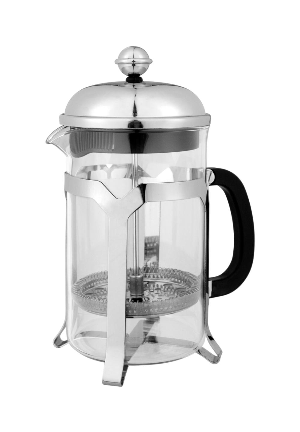 Avanti Domo Cafe Press Coffee Plunger, 6 Cup (Silver) - 800mL, 9313803148475