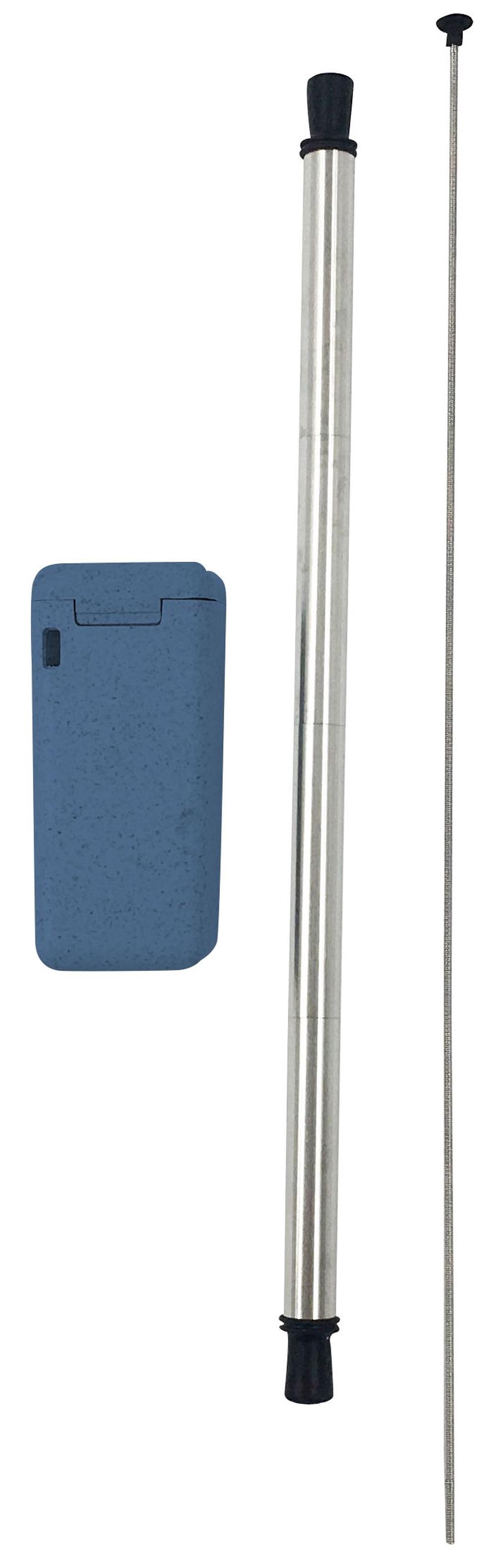 Avanti Collapsible Stainless Steel Straw With Cleaning Brush (Duck Egg Blue) by Avanti - ISBN: 9313803149038