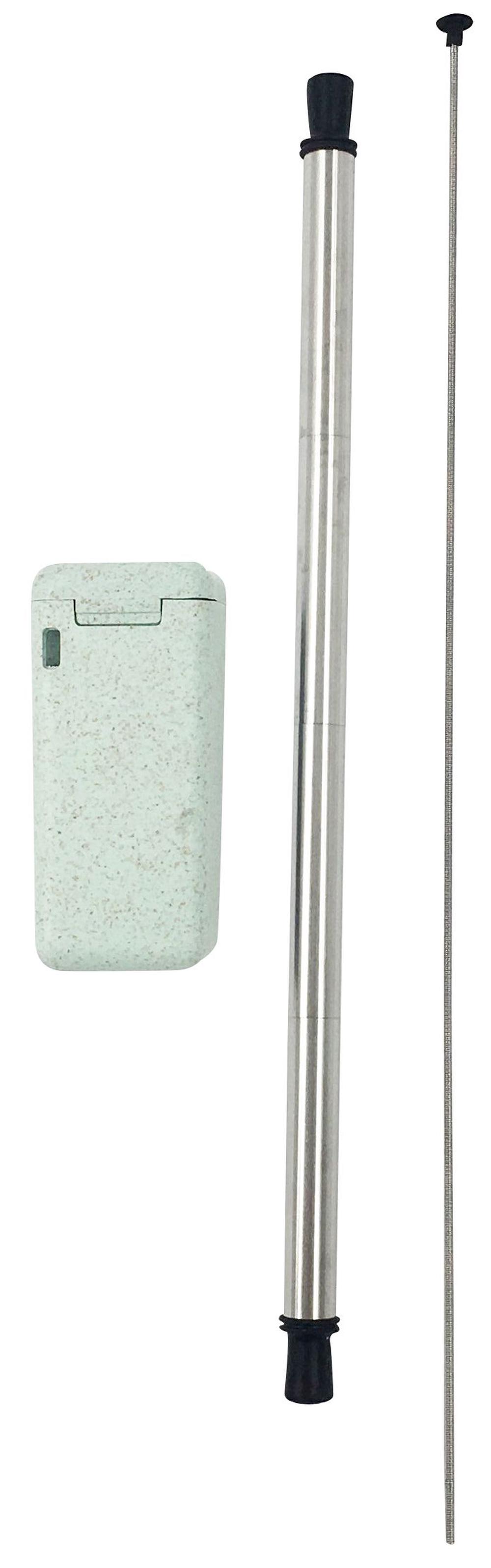Avanti Collapsible Stainless Steel Straw With Cleaning Brush (Mint) by Avanti - ISBN: 9313803149045