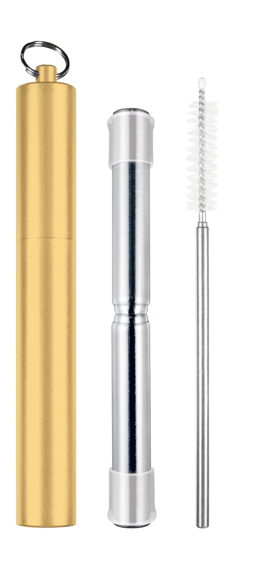 Avanti Telescopic Travel Straw With Silicone Tips (Champagne) by Avanti - ISBN: 9313803149090