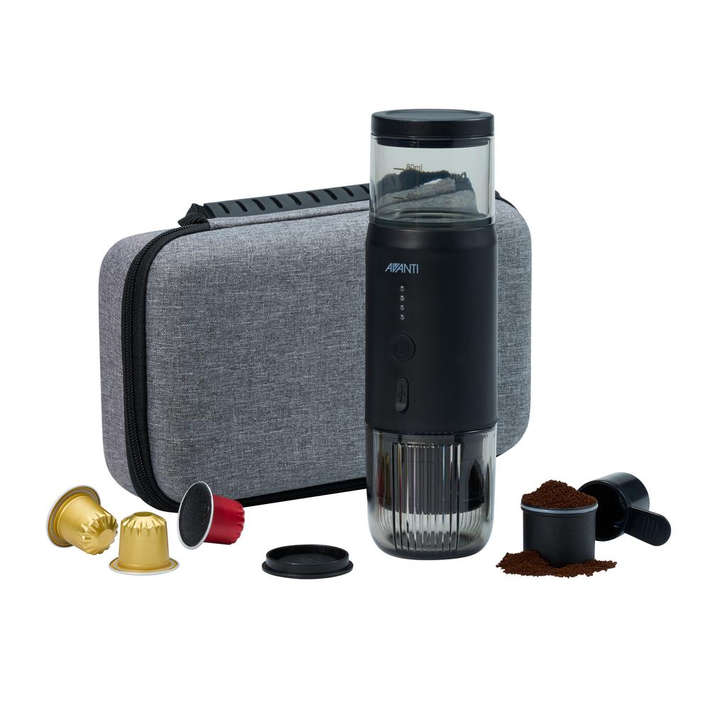 Avanti Portable Espresso Coffee Maker with Heating Function, 9313803150935