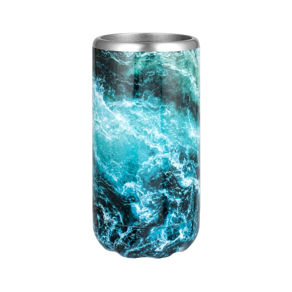 Slim Double Wall Insulated Can & Stubbie Holder (Ocean), 9313803151338