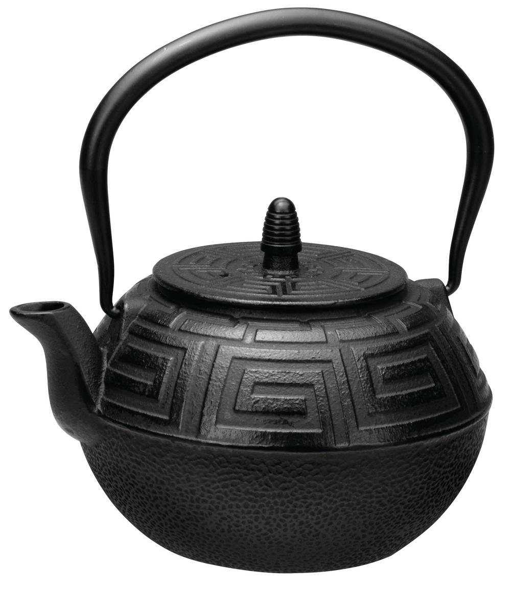 Majestic Cast Iron Teapot (Black) - 1.2 Litre, 9313803151864