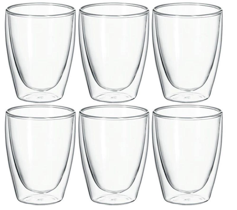 Caffe Twin Wall Glass, Set of 6, 9313803153660