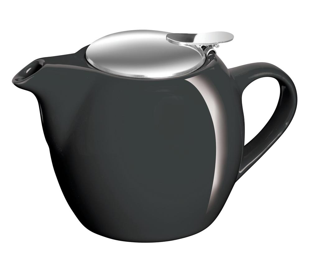 Camelia Ceramic Teapot 500ml Pitch Black, 9313803157651