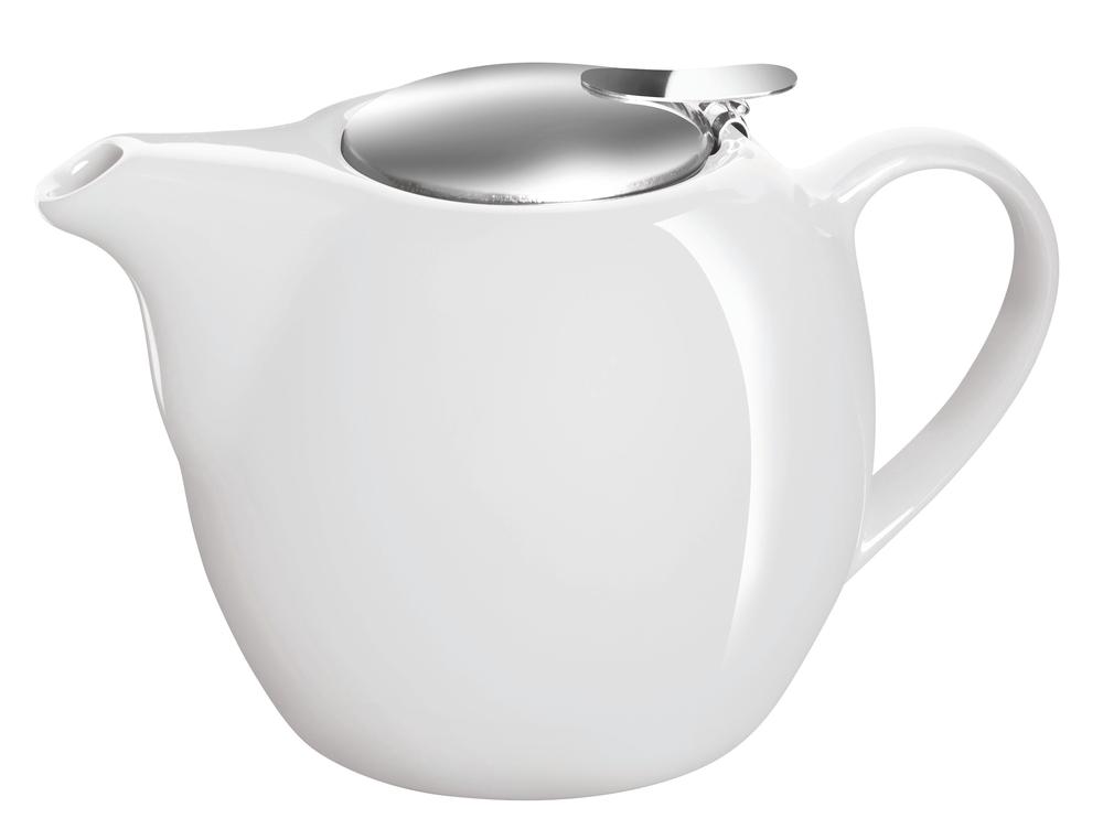 Camelia Ceramic Teapot 750ml Pure White, 9313803157699