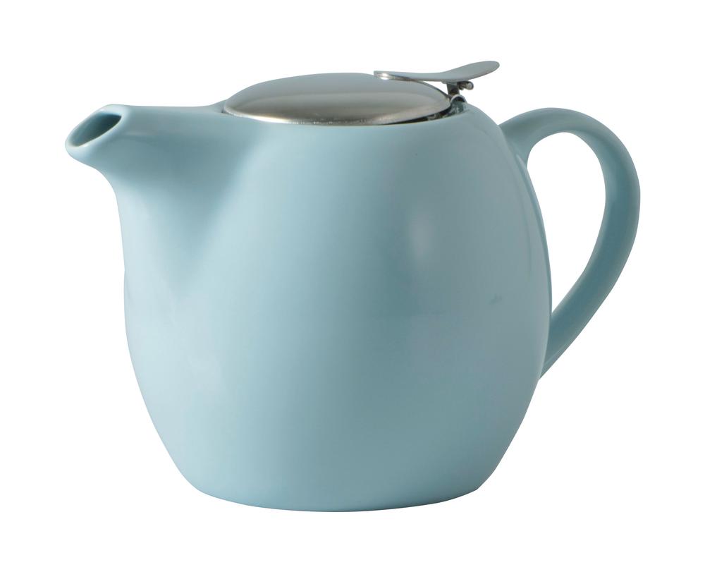 Camelia Ceramic Teapot 500ml Duck Egg Blue, 9313803157866