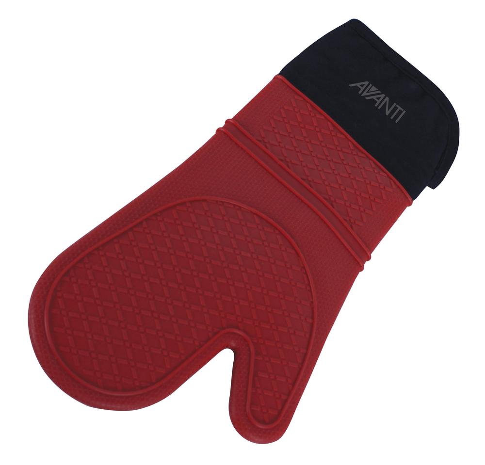 Avanti Silicone Oven Glove (Red), 9313803165847