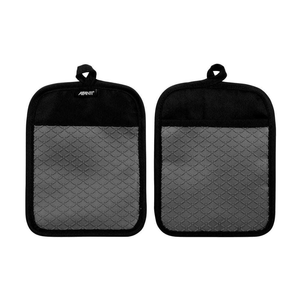 Avanti Silicone Pot Holder, Set of 2 (Charcoal) by Avanti - ISBN: 9313803165915