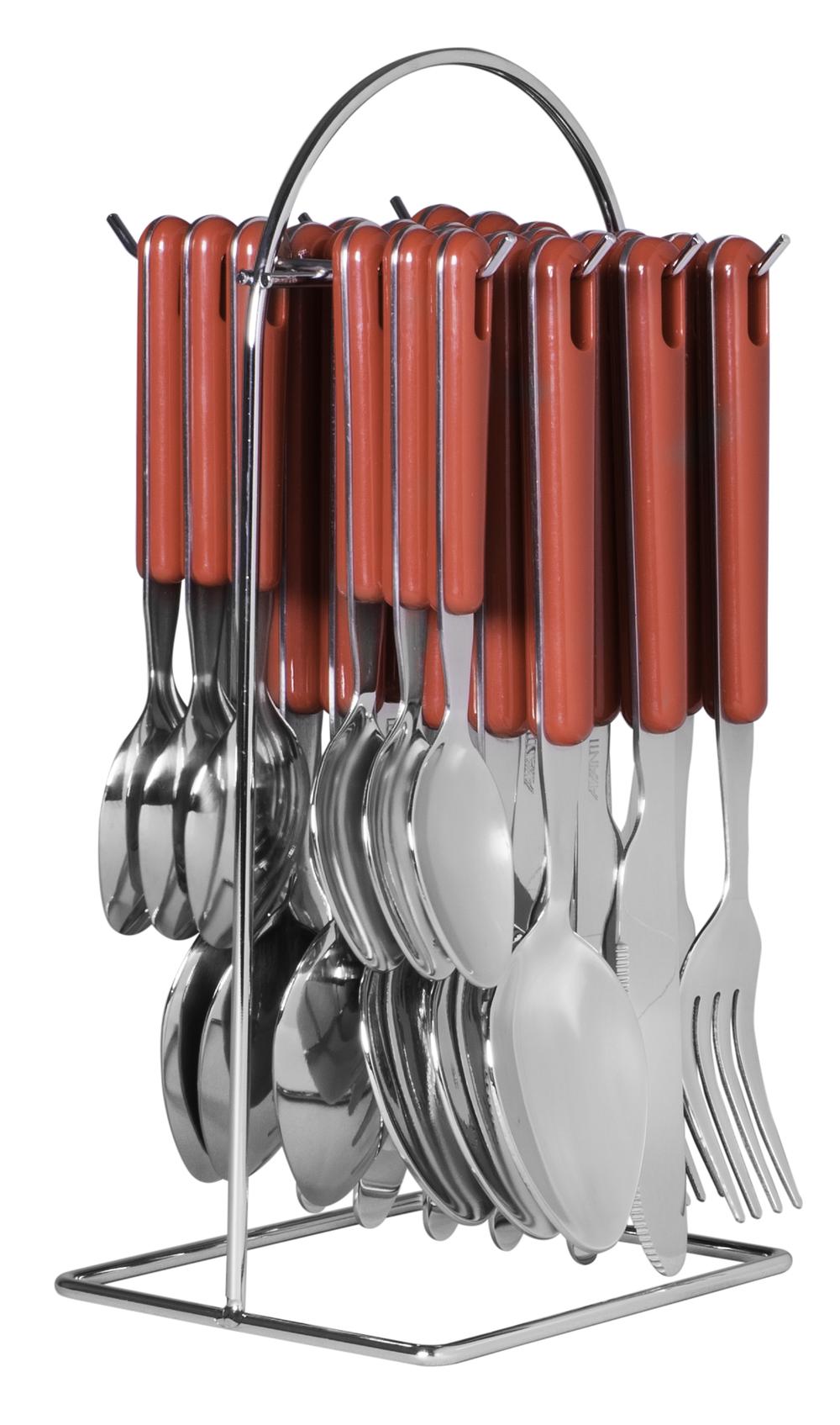 Hanging Cutlery With Wire Frame (Red), 9313803167223