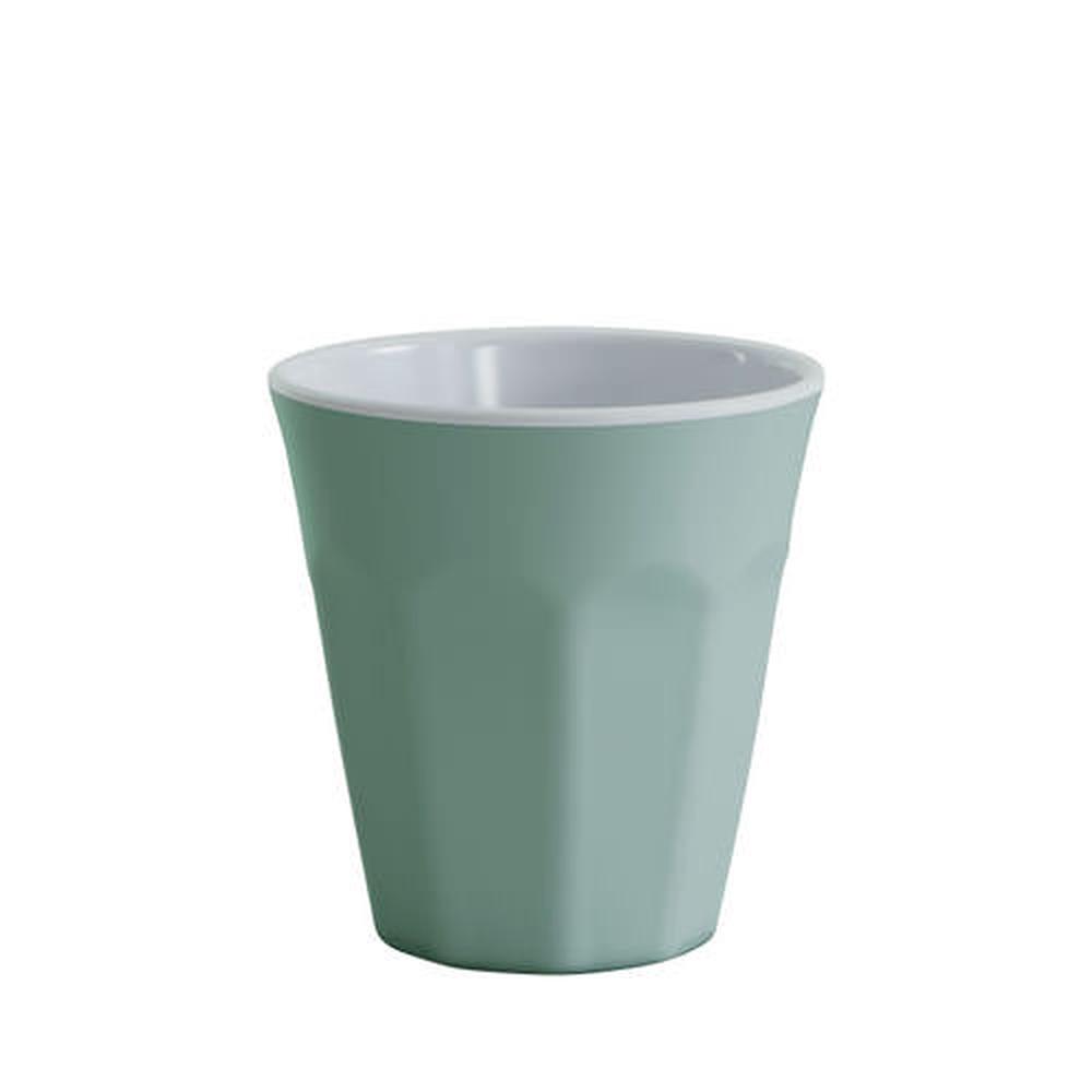 Serroni Cafe Melamine Two Tone Cup Duck Egg Blue 275ml, 9313803167438