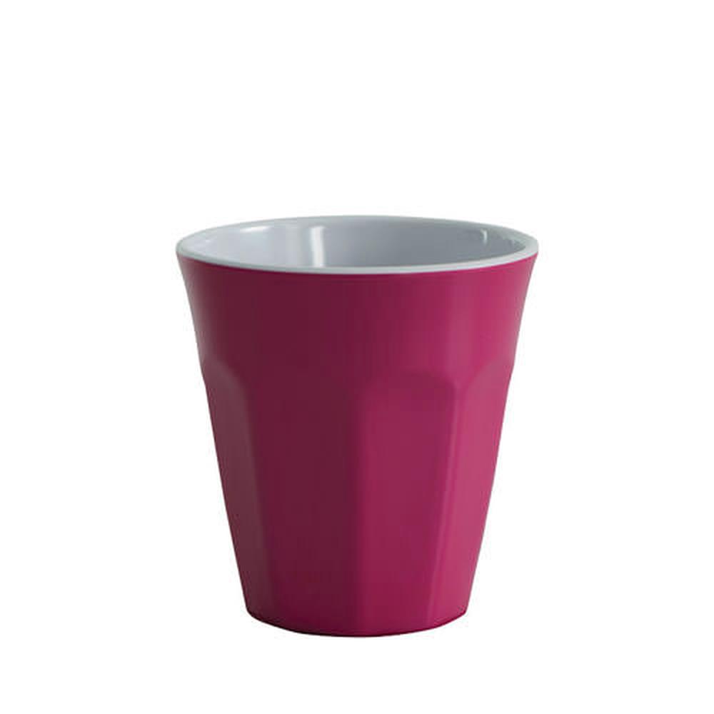 Cafe Melamine Two Tone Cup Fuschia Pink 275ml, 9313803167452