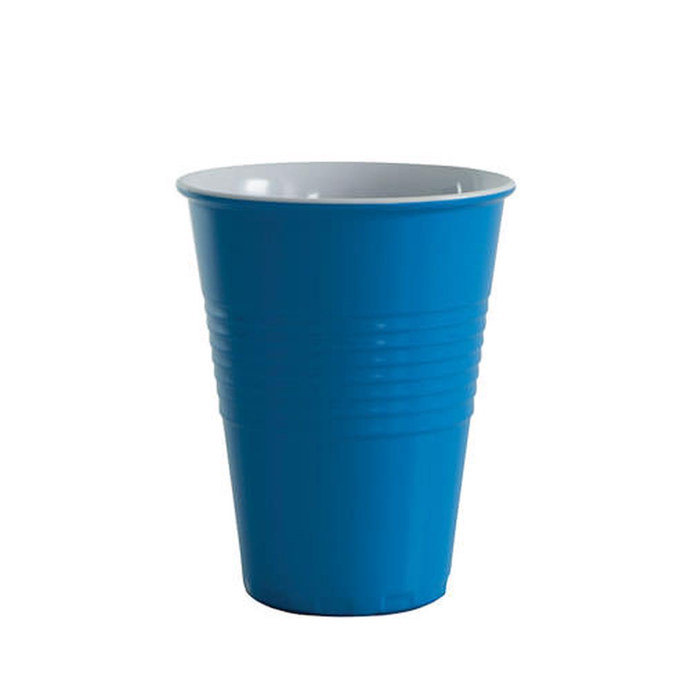 Miami Melamine Two Tone Cup Reflex Blue 400ml, 9313803167612