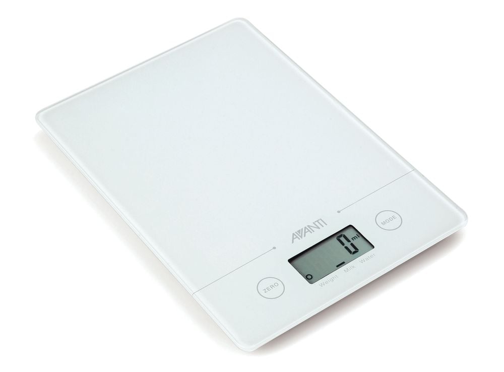 Avanti Compact Digital Kitchen Scale (White) | Buy online at The Nile