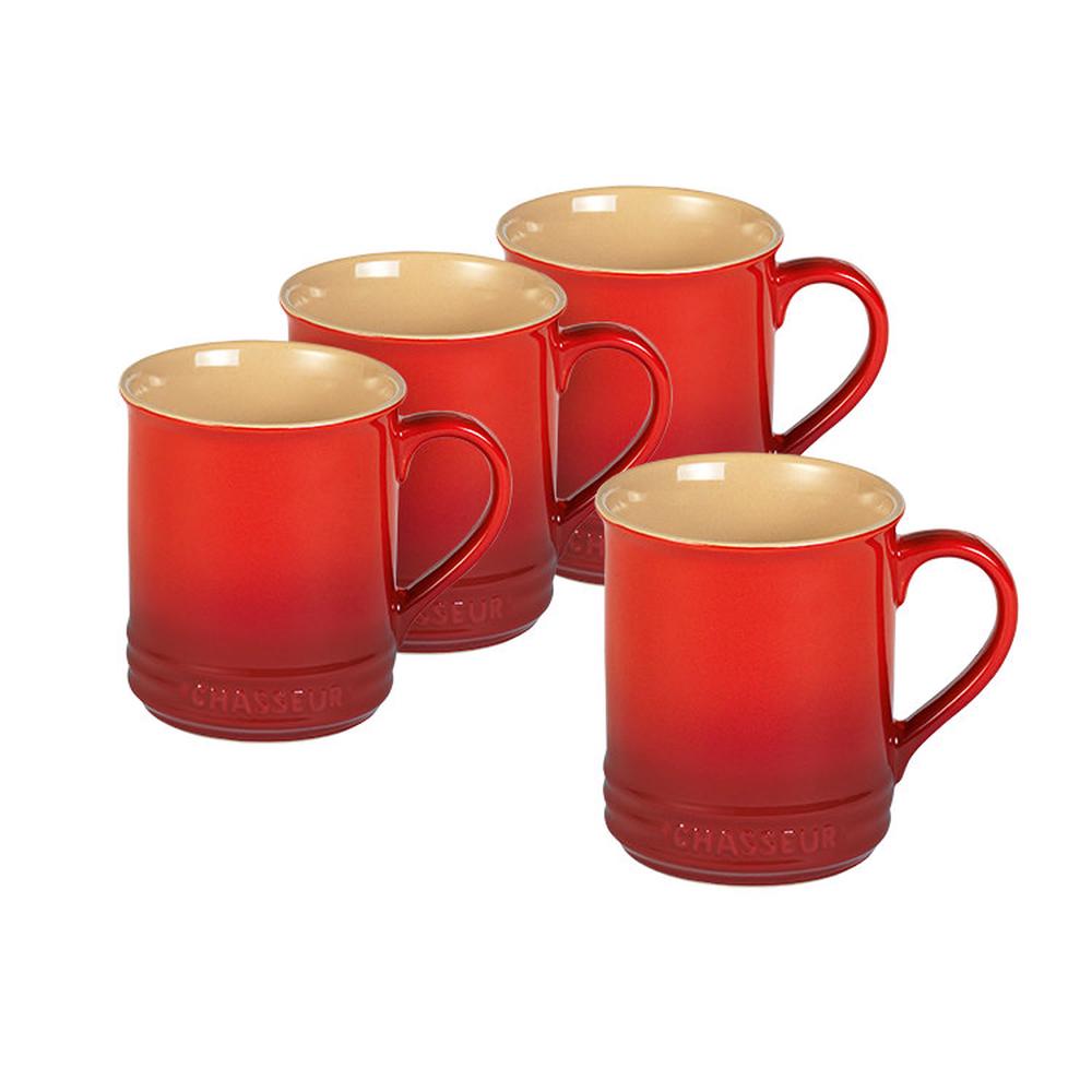 La Cuisson Mug Set Of 4 (Inferno Red), 9313803192430