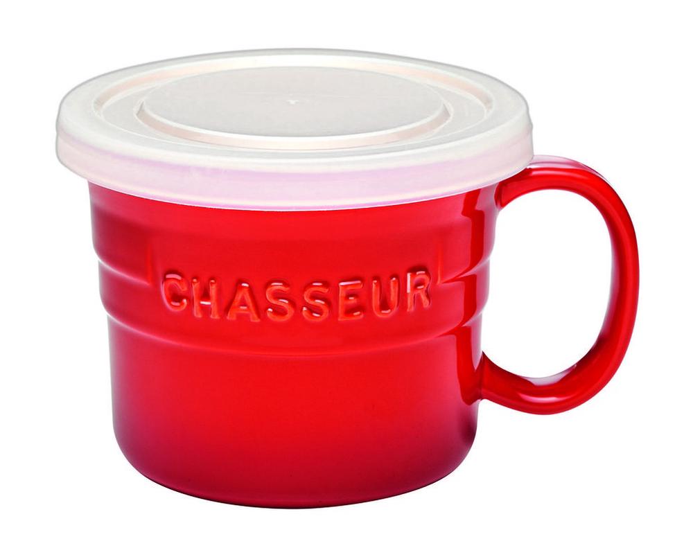 Chasseur Soup Mug with Lid Red 500 mL Buy online at The Nile