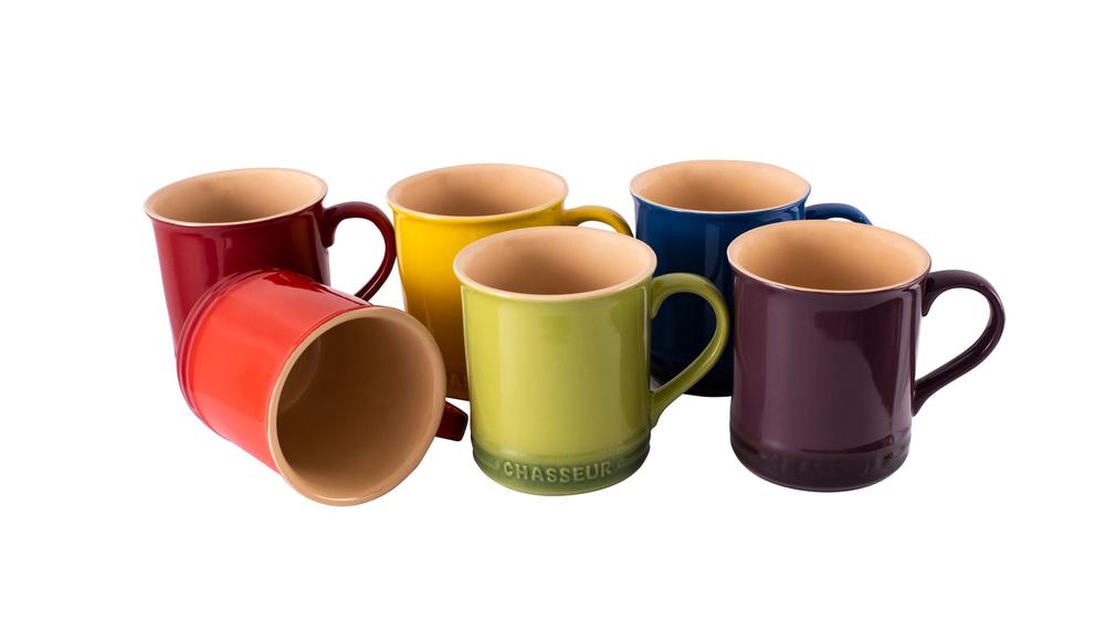 Macaron Vivid Mug Set, 6 Piece, 9313803196230