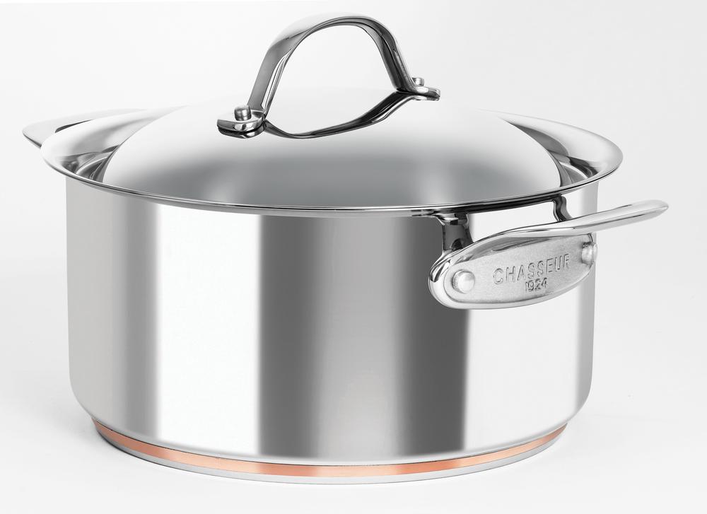 Le Cuivre Casserole With Lid (Stainless Steel/Copper) - 5.2 Litre, 9313803198685