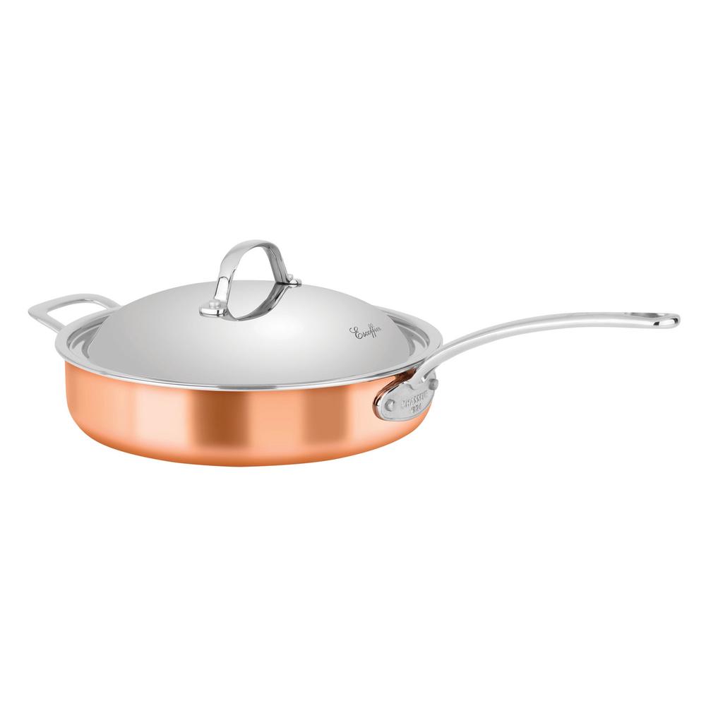 Chasseur Escoffier Induction Saute Pan With Helper Handle 28x6cm