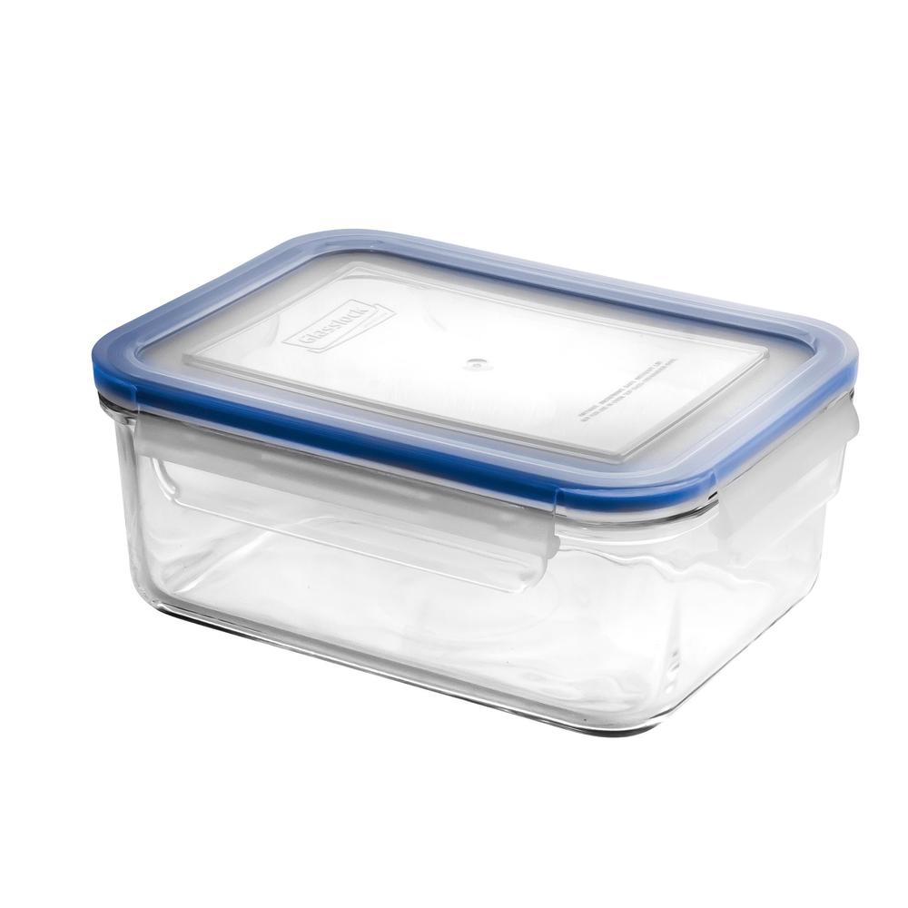 Tempered Glass Rectangular Food Container, 9313803280076