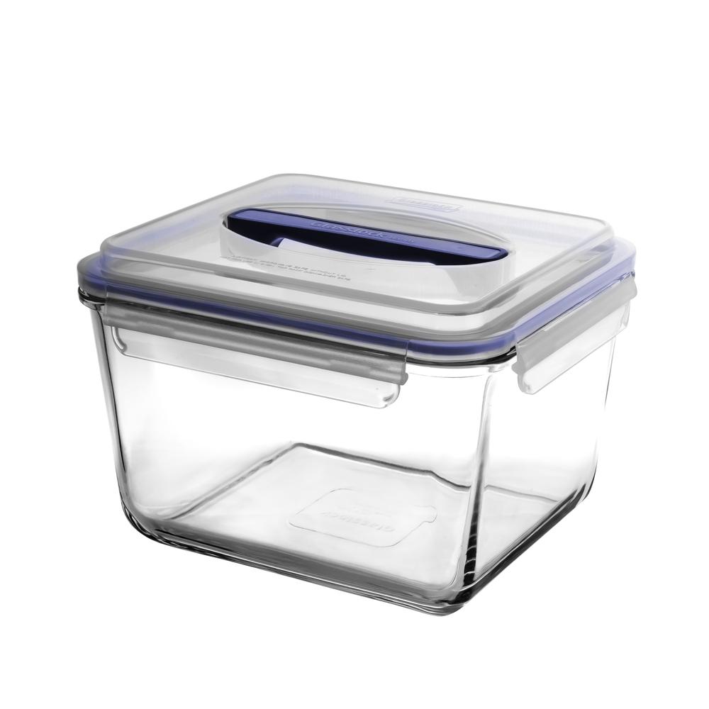 Rectangular Handy Tempered Glass Container, 9313803280274