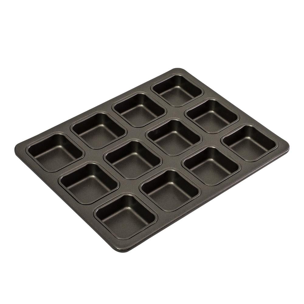 12 Cup Square Brownie Non-Stick Pan - 34x26cm/6x2.5cm, 9313803400153