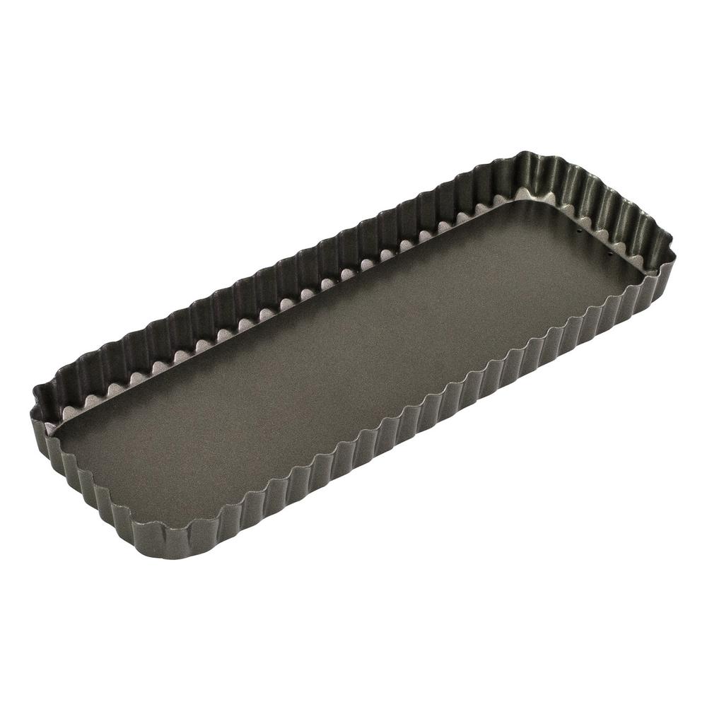 Loose Base Fluted Rectangular Non-stick Flan/Quiche Pan, 9313803400368