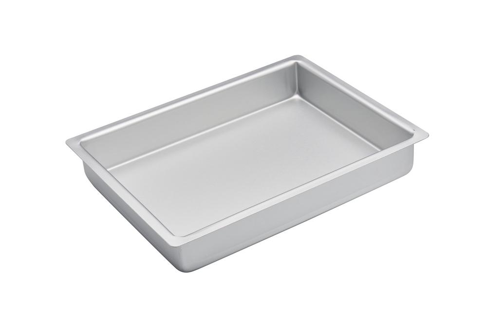 Bakemaster Silver Anodised Lamington/Slice Pan - 30.5x23x5cm, 9313803402805